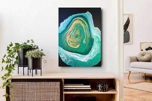 Abstrakte Malerei Kunst Acryl Bild Gemälde Modern ORIGINAL Art UNIKAT - Bild 1 von 5