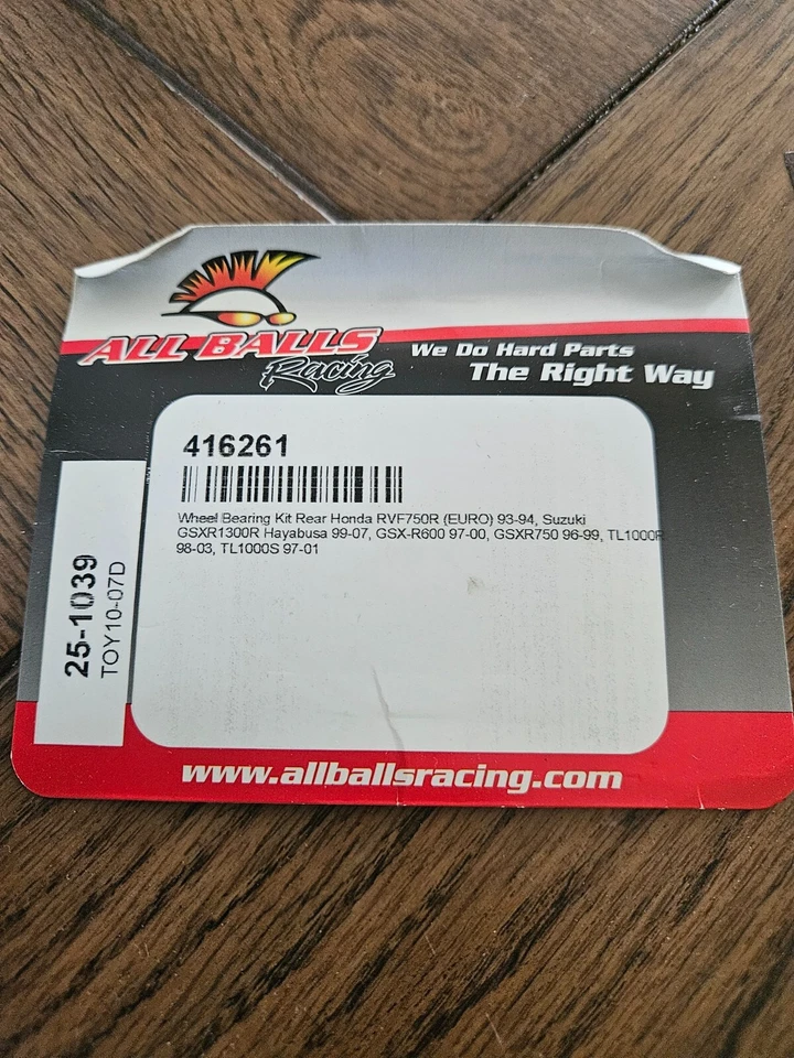 All Balls - 25-1039 - Wheel Bearing and Seal Kit - Imagem 1 de 1