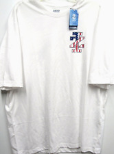 IZOD Saltwater 2XLT Logo Graphic T Shirt New Tag red/white/blue
