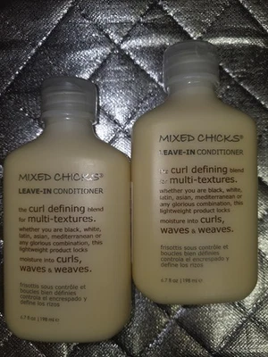 Mixed Chicks Leave - In Conditioner For Curls Waves & Weaves 6.7 fl oz Lot Of 2 - Image 1 of 2