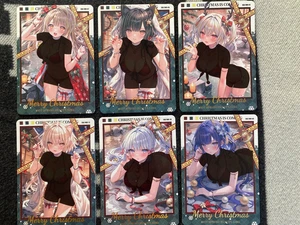 6 Cards Lot Goddess Christmas Spicy Waifu A6 Size Cards Boards Heat Sensing 2 - Picture 1 of 9