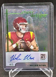 2024 Leaf Pro Set Pure MILLER MOSS Green Delight AUTO Autograph RC Rookie 4/5 - Bild 1 von 2