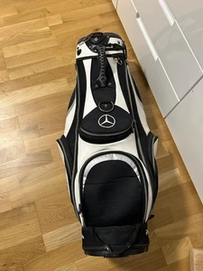 Taylor Made Mercedes-Benz Stand Golfschlägertasche Caddie Caddy Weiß Navy - Bild 1 von 12