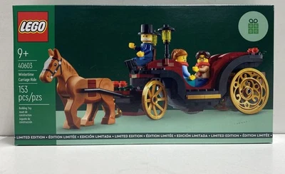 乐高冬季马车骑行建筑玩具 — 第 1/4 张图片