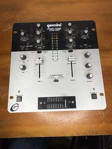 Rare Gemini PMX-500 Stereo Mixer Not Tested No Power Plug See Pics Details - Picture 1 of 9
