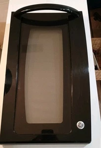 GE Microwave (JVM1540DM1BB) Parts: Door With Handle - Picture 1 of 6