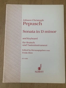 Johann Christoph Pepusch ~ Sonata in D minor für Viola und Klavier - Bild 1 von 2