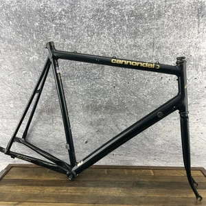 Vintage Cannondale Black Lighting Frame 3.0 Series Road Bike Tall Large USA 700c - Picture 1 of 23