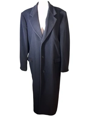 Rothschild Wool Trench OverCoat USA Old Money Quiet Luxury Vintage Men's 42 Long - Image 1 of 4