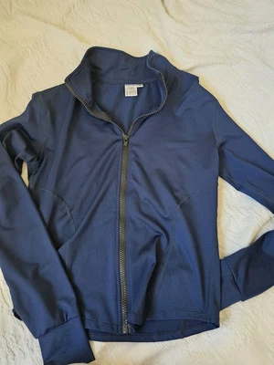 Compression Athletic Wear Women's Blue-Royal-Navy Zip-Front Jacket Small AM - Image 1 of 4