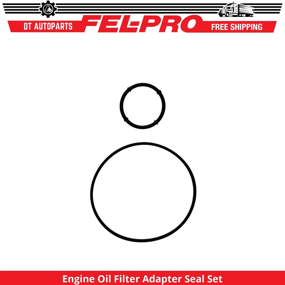 Комплект уплотнений адаптера масляного фильтра двигателя для 2006-2021 Dodge Charger Fel-Pro 2007 2008 - Изображение 1 из 1