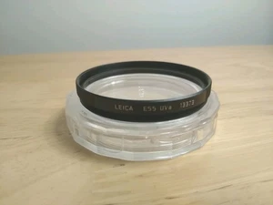 LEICA E55 13373 UVa Filter & Case - Picture 1 of 3