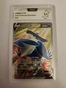 Carte Pokemon - Corboss V 161/172 - Stars Étincelantes EB09 PCA 9,5 - Picture 1 of 2