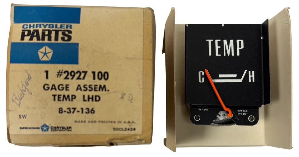 Новый датчик температуры из старых запасов для моделей Dodge Polara и Monaco 1969 года No2927100 - Изображение 1 из 1