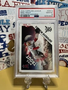 2020 Topps Big League Mike Trout Defensive Wizards #DW14 PSA 10 GEM MINT - Picture 1 of 3