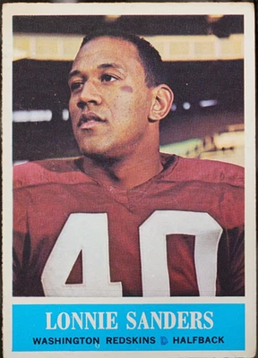 1964 Philadelphia Football Lonnie Sanders #193 - Image 1 of 2