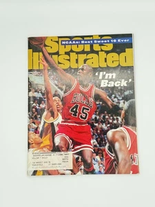 Michael Jordan  March 27, 1995 Sports Illustrated  "Im Back" Magazine  - Picture 1 of 2