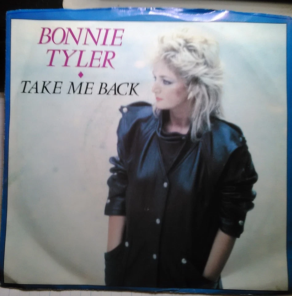 Bonnie Tyler, Take Me Back ~ 1983 Columbia 45 +PS Foto 1 de 1