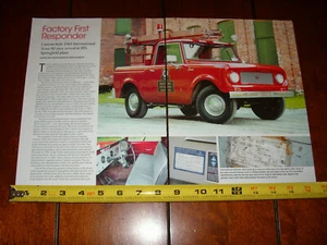 1965 INTERNATIONAL SCOUT FEUERWEHRAUTO ORIGINAL ARTIKEL 2019 - Bild 1 von 12