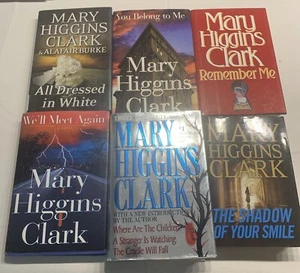 Lot Of 6 Mary Higgins Clark Hardcover Mystery Suspense Books Good Condition - Picture 1 of 2