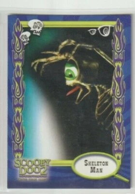 Tarjeta coleccionable de película Scooby Doo 2 #24 Skeleton Man Foto 1 de 2