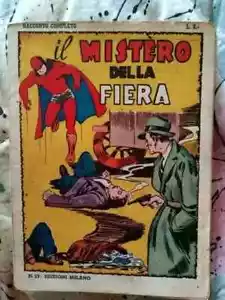 PHANTOM OF THE FAIR 1939 GUSTAVSON ITALIAN EDITION 1945 SUPERMAN 1 COVER IMAGE - Foto 1 di 3