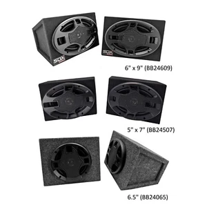 SDX Audio 6"x9", 5"x7", 6.5" 4 vías sistema de altavoces para automóvil caja trasera (un par) - Imagen 1 de 22