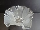 Decorative Mikasa Frosted Flower Bowl 3.5 Inches Tall 6 Inches Diameter