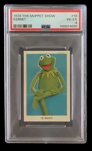 1978 samlarbilder #10 kermit the frog rc; the muppet show rookie PSA 4  (POP 1) - Picture 1 of 2