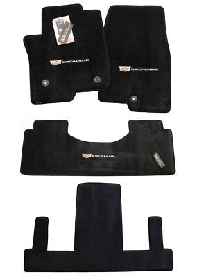 Alfombrillas Cadillac Escalade 2021+ color azabache sillas Captain premium 32 oz en stock Foto 1 de 4
