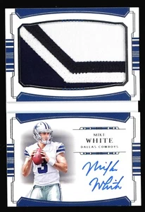 Mike White 2018 National Treasures Rookie Jumbo Prime Signatures Auto Booklet - Bild 1 von 2