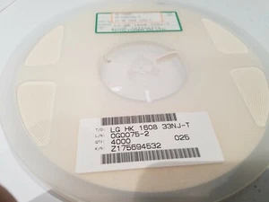 47 nH 0603 SMD Inductor HK1608 33NJ-T (carrete de 4000 piezas) Taiyo Yuden - Imagen 1 de 1