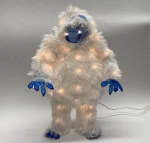 Abominable Muñeco de Nieve Navidad Iluminado Rudolph Reno Nariz Roja 18" - Imagen 1 de 5