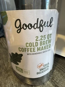 Goodful 2.25 QT Cold Brew Coffee Maker with Removable Brew Core - Picture 1 of 4