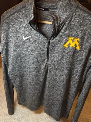 Nike MINNESOTA GOLDEN GOPHERS Correr Dri Fit 1/4 Cremallera Para Mujer Talla L Foto 1 de 4