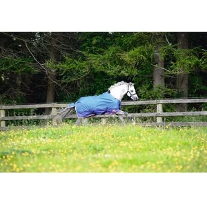 Horse Fleece Turnout Rug Lightweight Waterproof Stable Travel No Fill Blanket - Picture 1 of 9