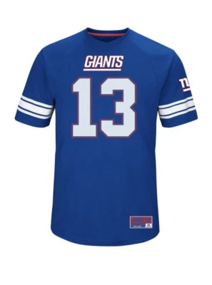 NUEVO CON ETIQUETAS $60 CAMISETA PARA HOMBRE NFL NY GIANTS BECKHAM JR HASHMARK MAJESTUOSA TALLA XL Y 2XL Foto 1 de 4