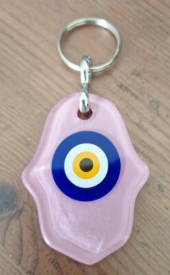 Nazar Boncuk Rabia Schlüsselanhänger  Blauer Böser Blick Glücksbringer Türkiye - Bild 1 von 2