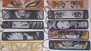 Manga/Anime themed fabric keychains - Picture 1 of 21