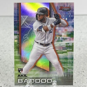 2021 Bowman's Best Refractor Akil Baddoo #37 RC Detroit Tigers ๐ฅ๐ฅ๐ฅ - Picture 1 of 2