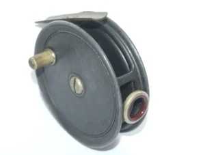 3.1/2" J.B.WALKER PERFECT STYLE RED AGATE GUIDE Vintage Trout fly fishing reel - Picture 1 of 12