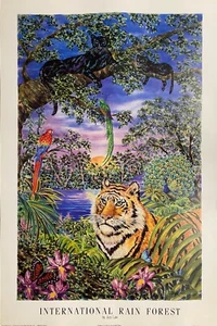 Jan Law - International Rain Forest Large Poster Print 24" x 36" - Picture 1 of 1