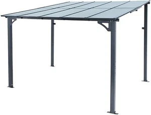 Metal Outdoor Pergola Gazebo Garden Awning Patio Canopy Rectangle SunShade 3size - Picture 1 of 23