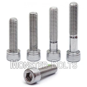 M5 Stainless Steel Socket Head Cap Screws, A2 / 18-8 Metric DIN 912, 0.80 Coarse - Picture 1 of 10