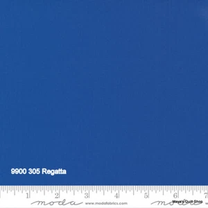 Bella Solids Regatta Moda 100% USA Grown Cotton #9900 305 - Picture 1 of 1