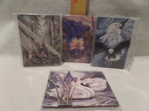 VINTAGE 1990'S "JODY BERGSMA GALLERIES" 3-D GRIDGE MAGNETS-NOS-LOT OF 4 - Picture 1 of 6
