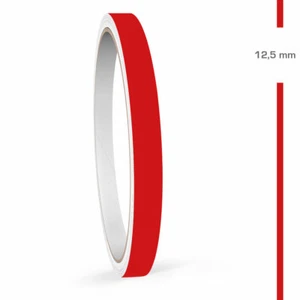 Zierstreifen 12,5mm 10 Meter Rot Matt RAL 3002 Auto Boot Motorrad Wohnmobil WoWa - Bild 1 von 5