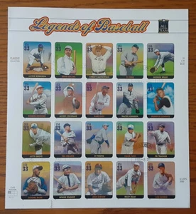US 2000 33c Dallas Village Wisconsin CTO Legends of Baseball Sheet Superb 6850 - Picture 1 of 2