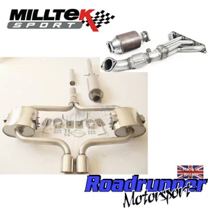 Milltek Scarico Mini Cooper S R52 Cabriolet Cat Back Resonated Inc Collettore Cat - Foto 1 di 2