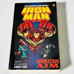 Iron Man  Operation A.I.M. By Greg Cox 1996 Paperback Marvel Avengers - Picture 1 of 6